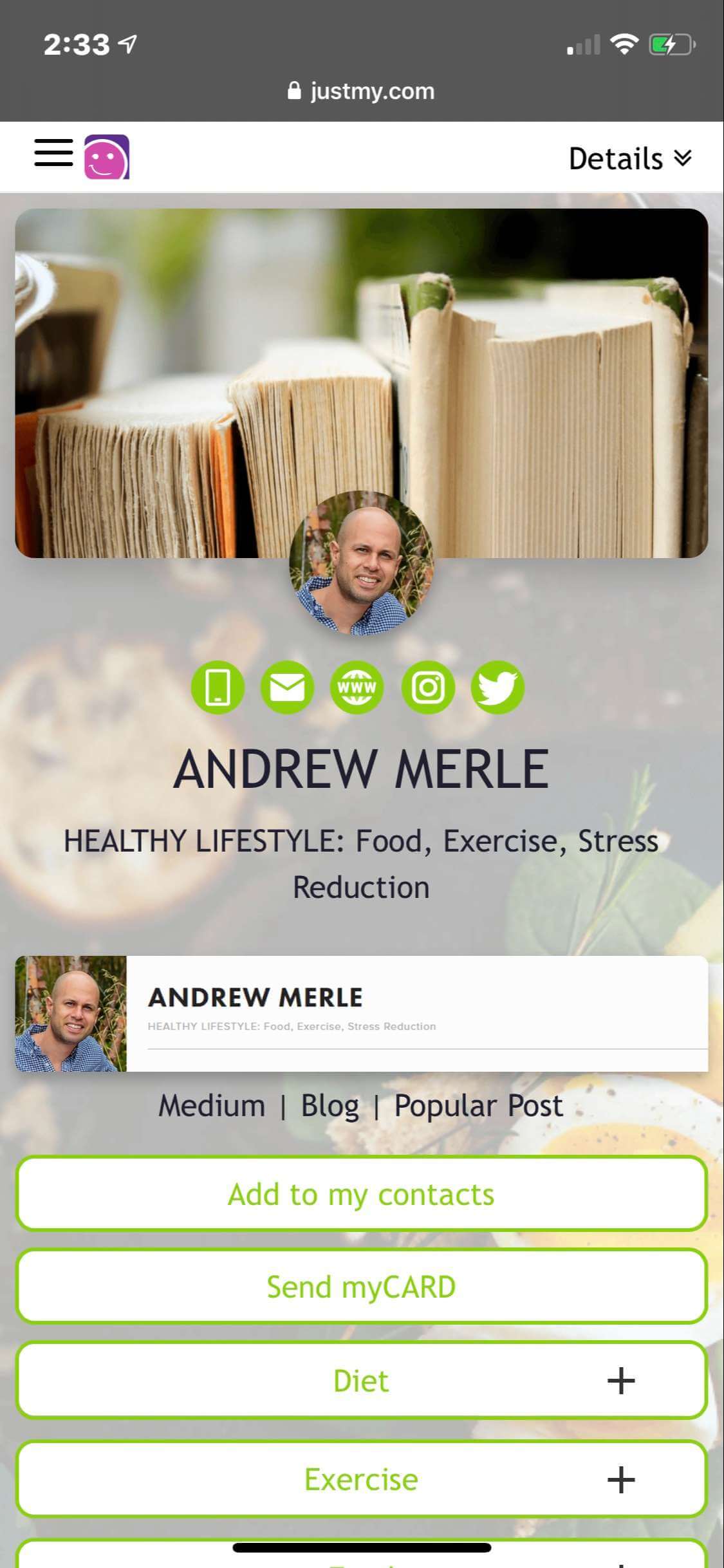 myCARD  |  Andrew Merle