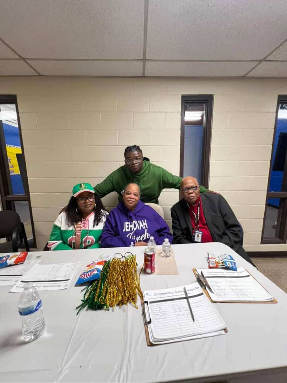 Mr. Charles Blackett + Mr. Johnathan Isom + Ms. Sharen Jones + Ms. Tanja Houston (Courtesy of Mr. Johnathan Isom)