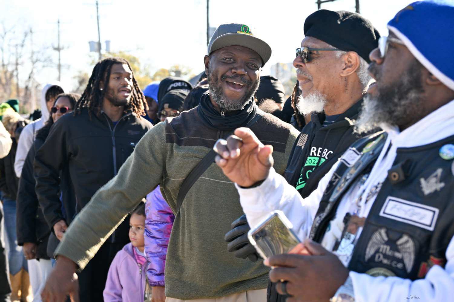 Mr. Joe Calhoun + Gilbert Barnes Carter III + Forgotten Souls Festival attendees (Courtesy of Mr. Gary Whitlow)